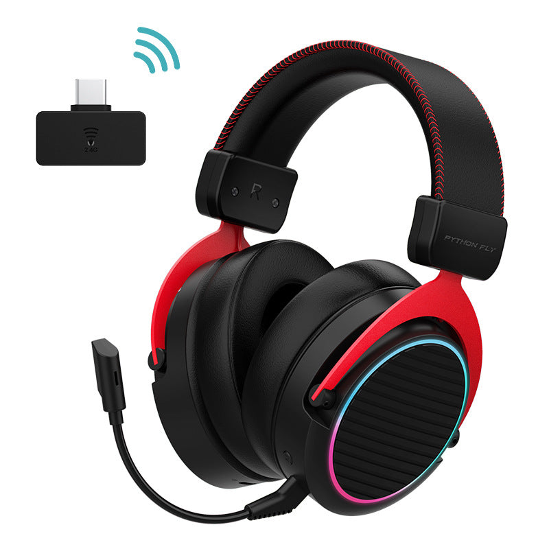 HEADROOM X2PRO 2.4G Wireless Headset 7.1 Sound Gaming Headphone Bluetooth Earphone with RGB Light HEADROOM X2PRO 2.4G Wireless Headset 7.1 Sound Gaming Headphone Bluetooth Earphone with RGB Light